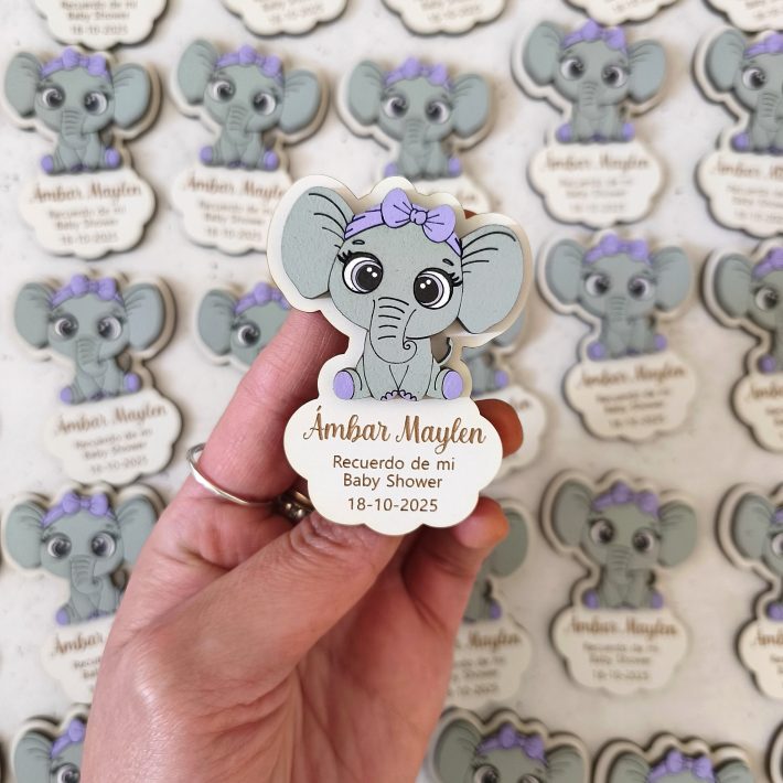 Recuerdo Elefantita Lila