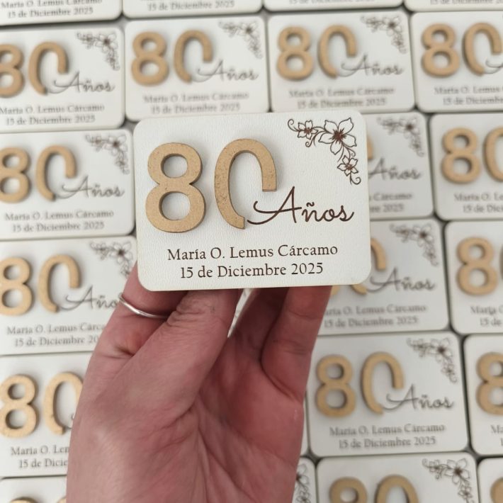 Recuerdo Cumpleaños 80
