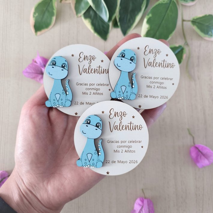 Recuerdo Dinosaurio celeste